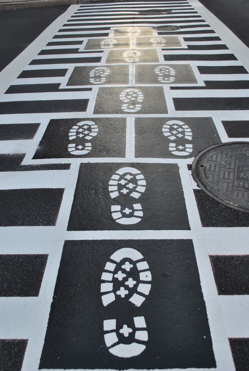 baltimore creative hopscotch crosswalk public art 1