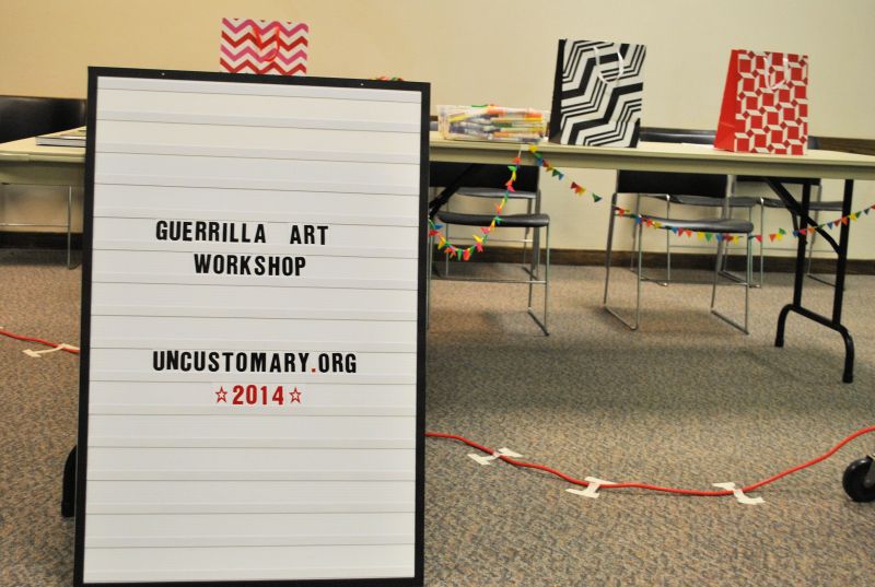 guerrilla art workshop uncustomary art (2)