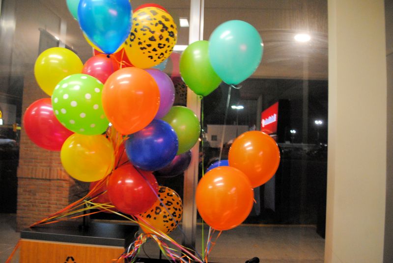 Balloons In A Baltimore Bank