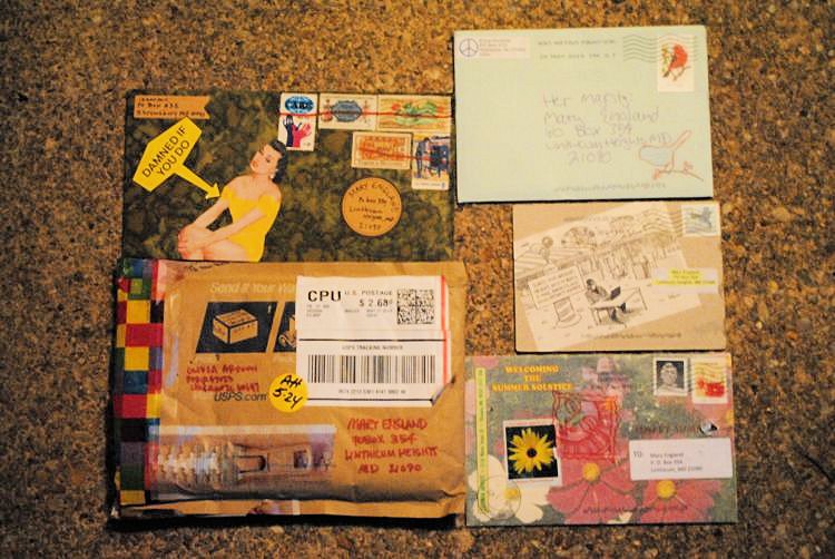 incoming snail mail uncustomary art (1)
