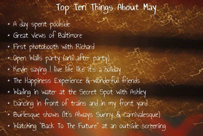 top ten things about may