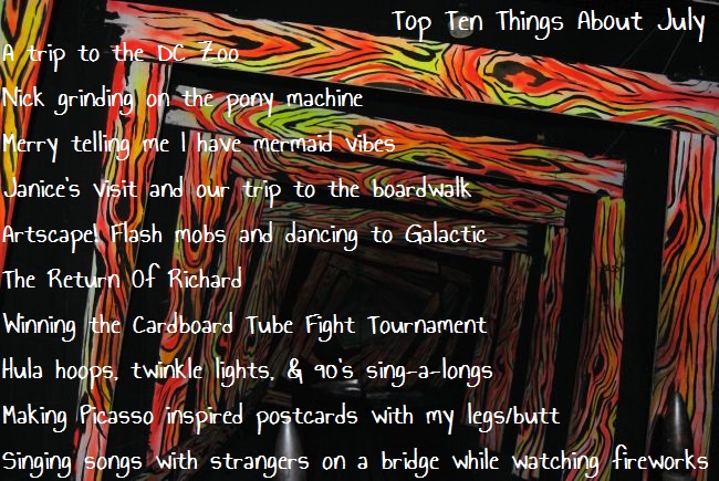 Top Ten Things About July 2014