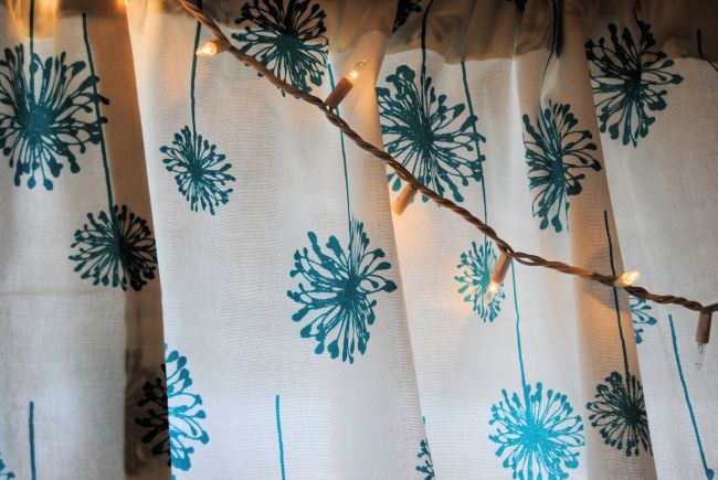 teal dandelion curtains (1)