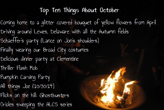 Top Ten Things About October | Uncustomary Art
