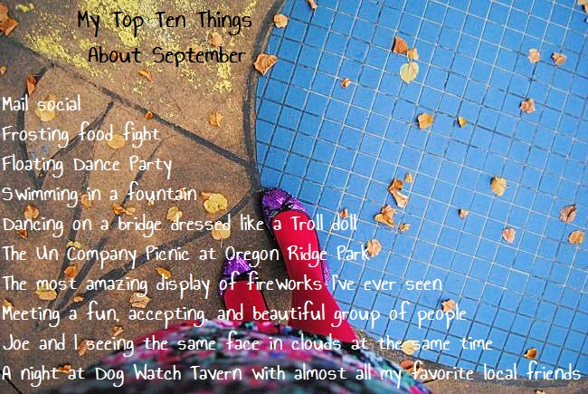 Uncustomary's Top Ten Things About September