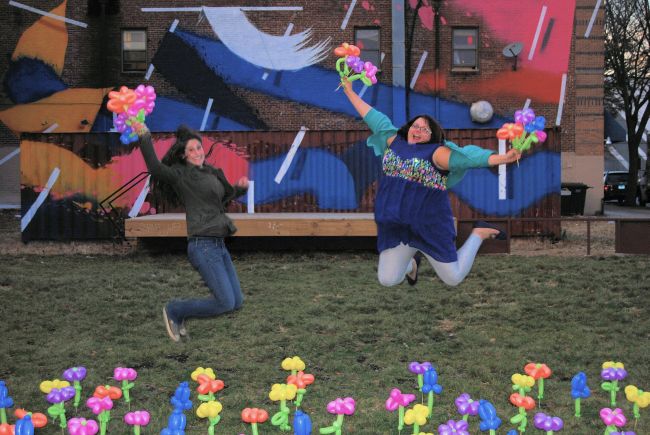 Balloon Flower Garden | Uncustomary Art + April's Twisted Entertainment