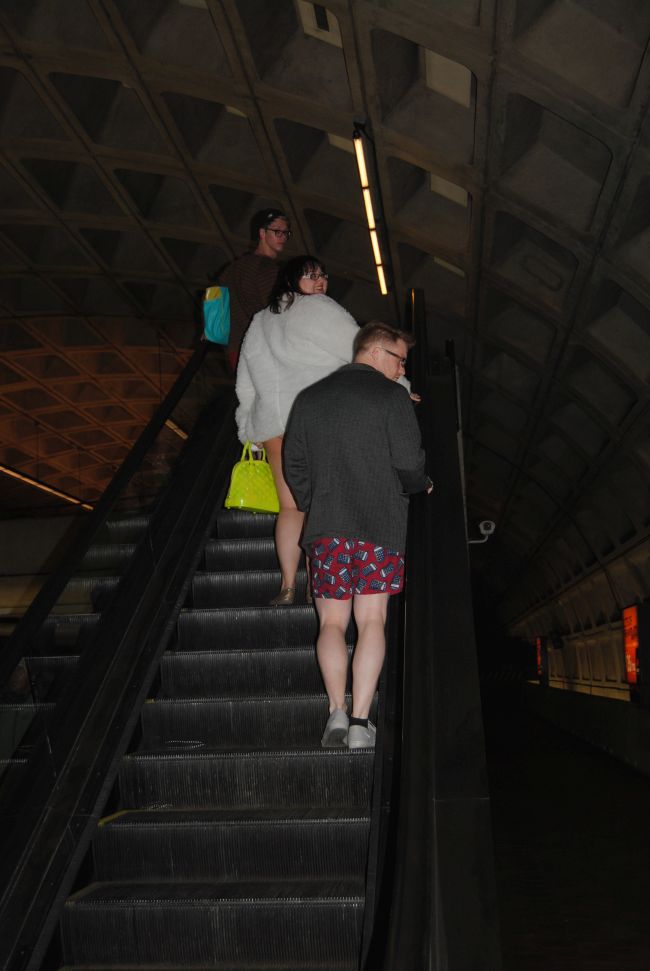 No Pants Subway Ride DC | Uncustomary Art
