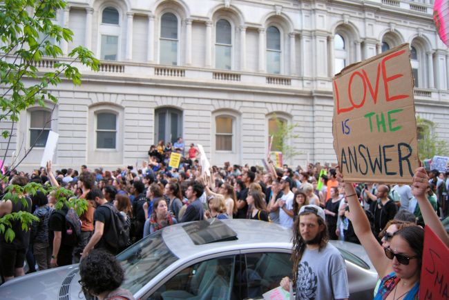 Baltimore Protests – March For Love, Peace – Uncustomary Art (9)