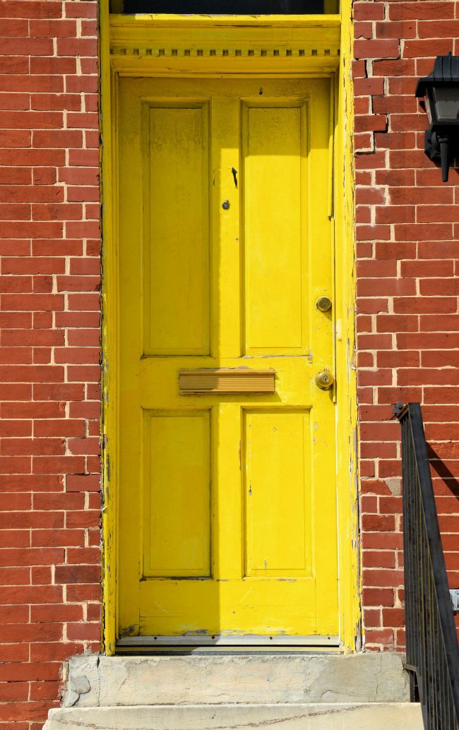 Rainbow Doors In Baltimore | Uncustomary Art