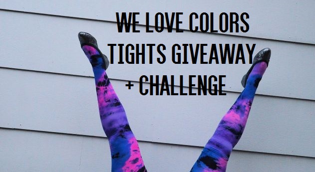 We Love Colors Tights Giveaway + Challenge