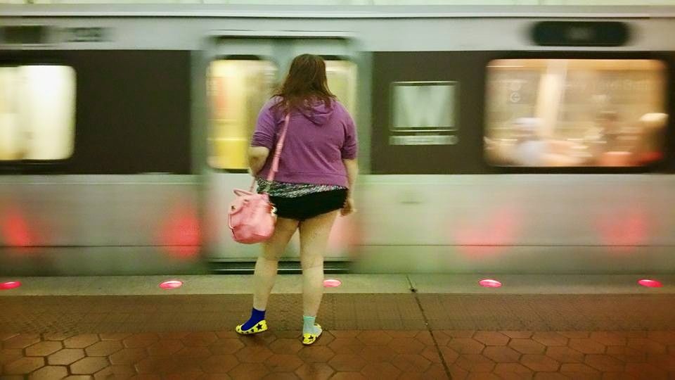 No Pants Subway Ride DC 2016