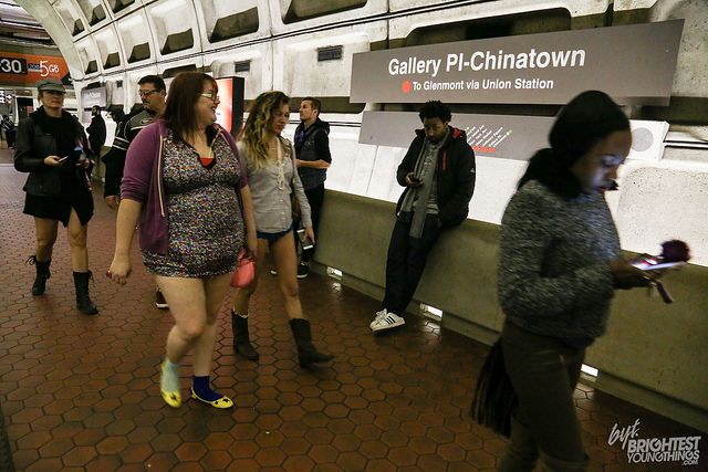 No Pants Subway Ride DC 2016 | Uncustomary