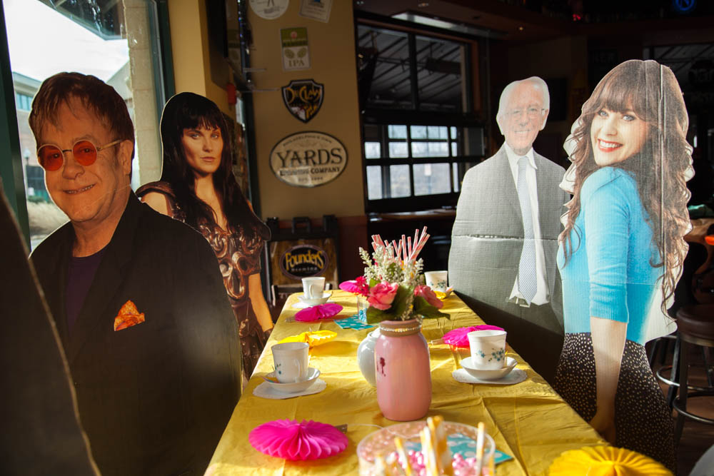 Life-Size Cut-Out Celebrity Tea Party | Uncustomary