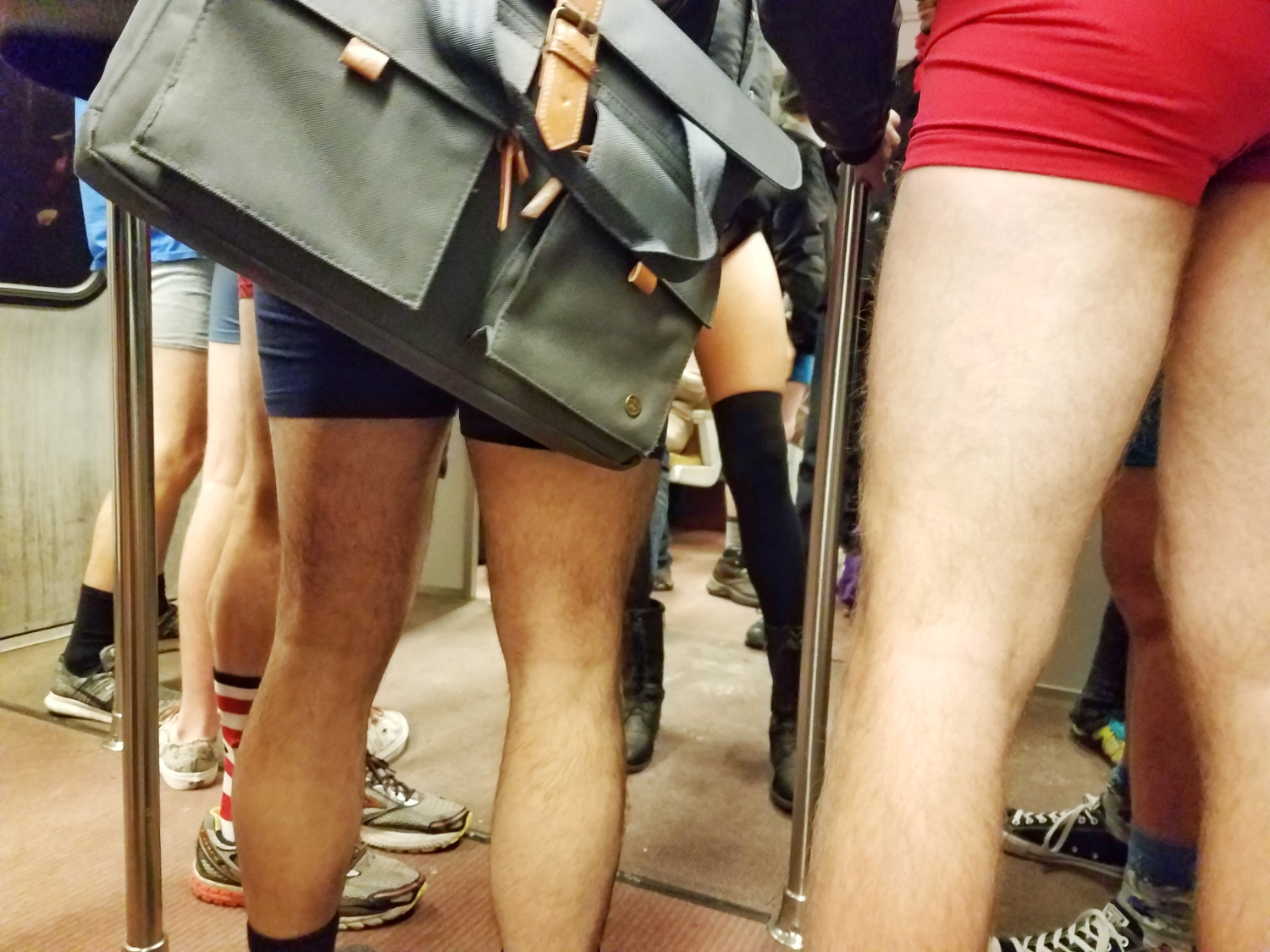 No Pants Subway Ride DC 2017