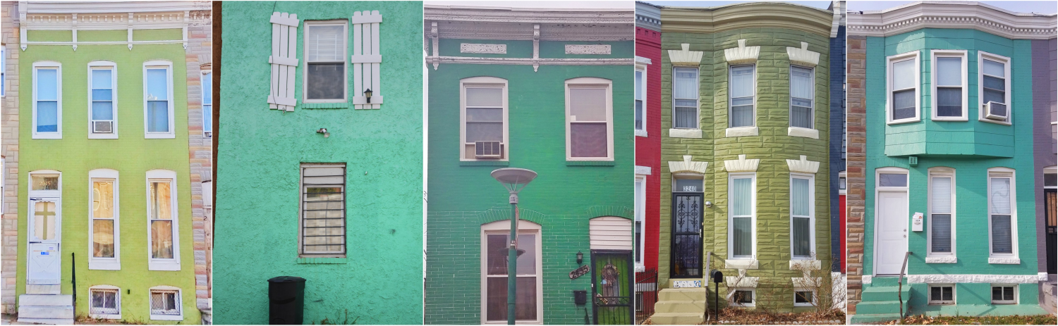 Colorful Rowhomes In Baltimore | Uncustomary