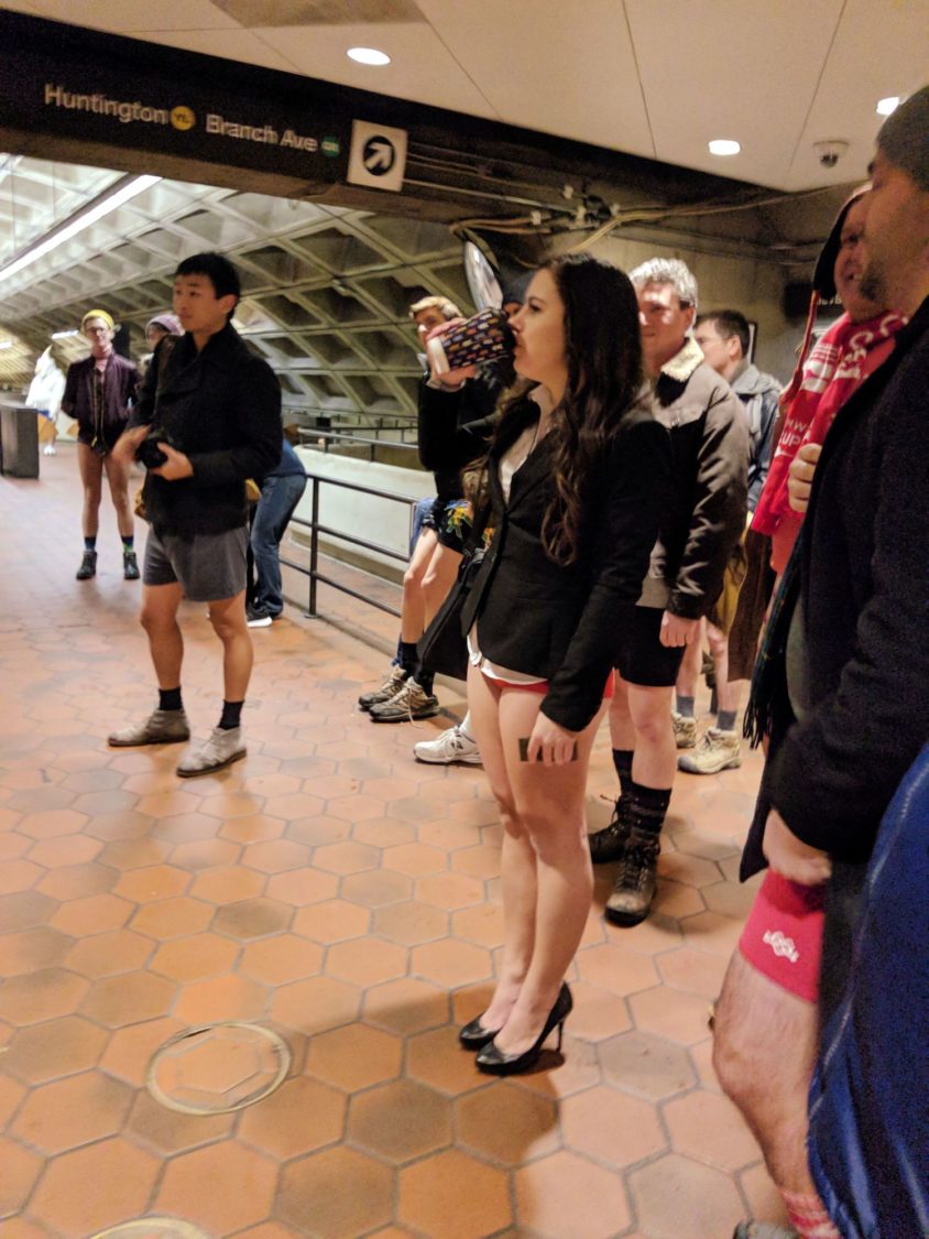 No Pants Subway Ride DC 2019 | Uncustomary