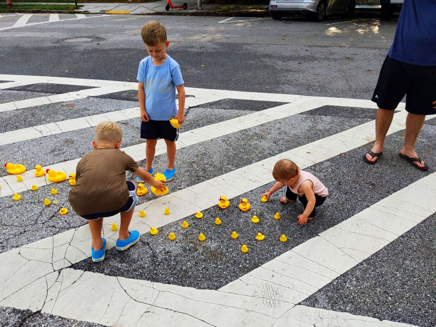 Duck Crossing Street Performance Art Baltimore – Uncustomary (5)
