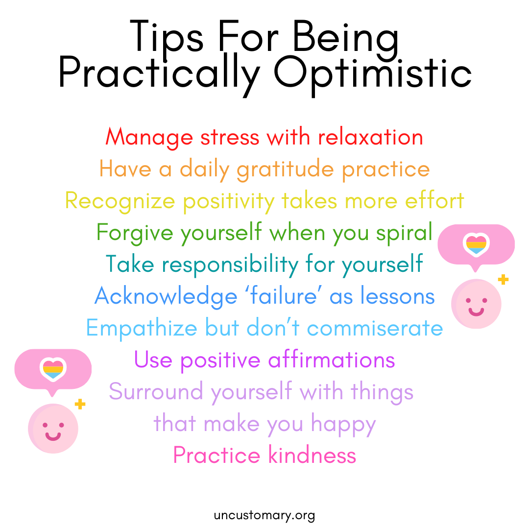 10 Tips For Being Practically Optimistic | Uncustomary