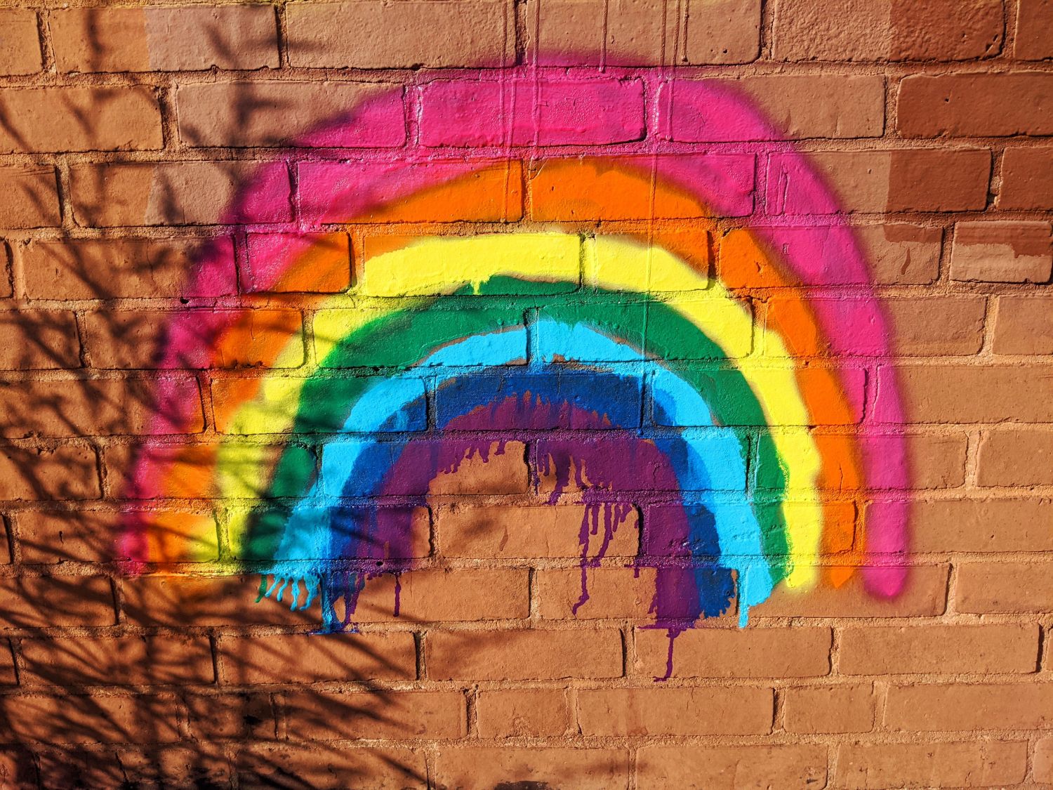 United Against Hate Rainbow Graffiti Baltimore | Uncustomary