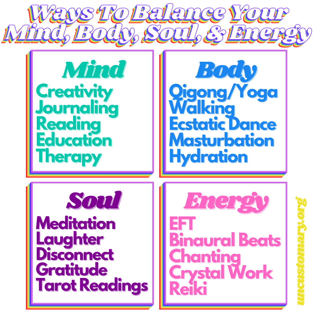 Ways To Balance Your Mind, Body, Soul, & Energy
