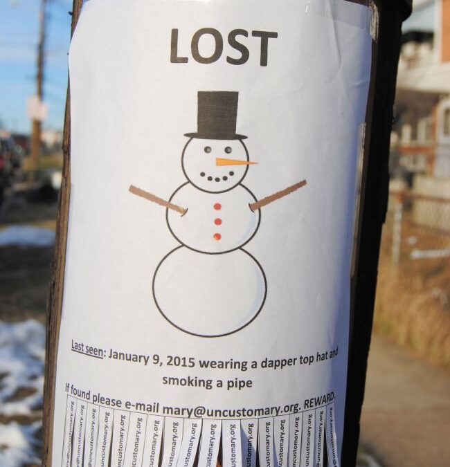 Missing Snowman