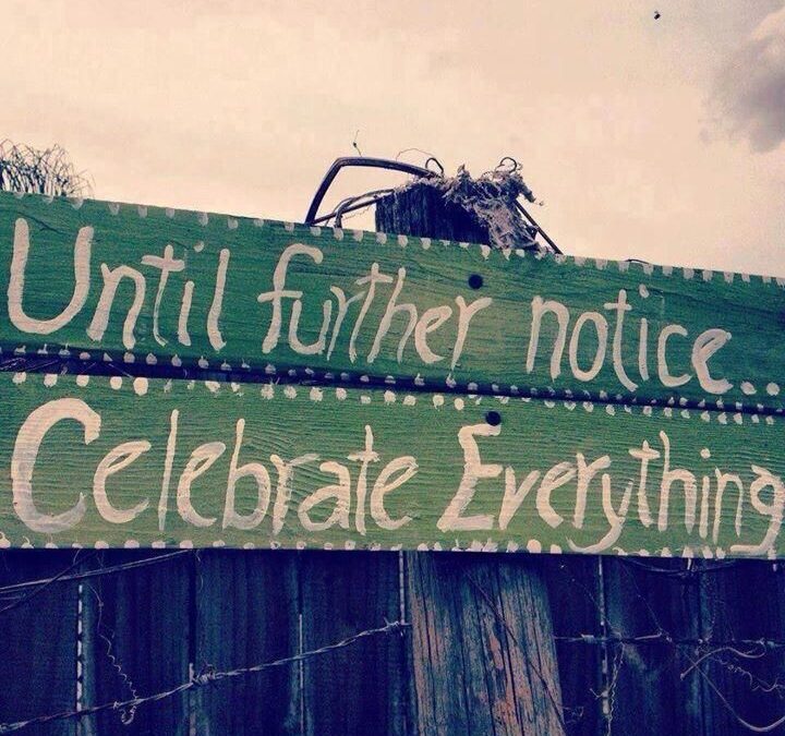 Until Further Notice, Celebrate Everything